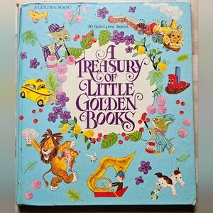 A Treasury of Little Golden Books 30 Stories Large Golden Book 1982